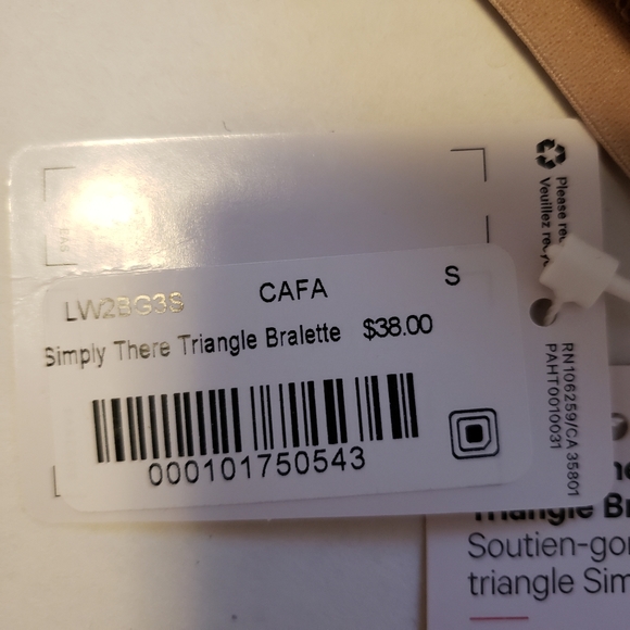 BNWT Lululemon simply there triangle bralette - Picture 4 of 5
